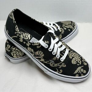 Vans 50th Anniversary Unisex Black and Gold Sneakers Men’s sz 8 Women’s sz 9.5